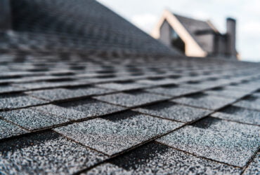 Hail Damage Roofing Contractors Near St Paul MN - New Grey and Black Asphalt Shingles