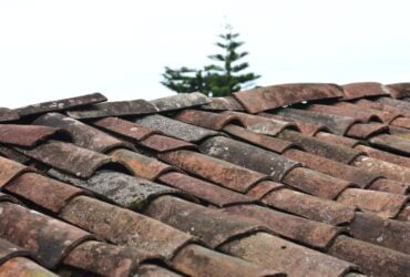 A roof in bad shape