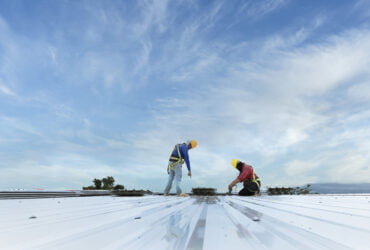 Commercial Roof Repair Contractors Falcon Heights MN - Roofers Working on a Commerical Roof