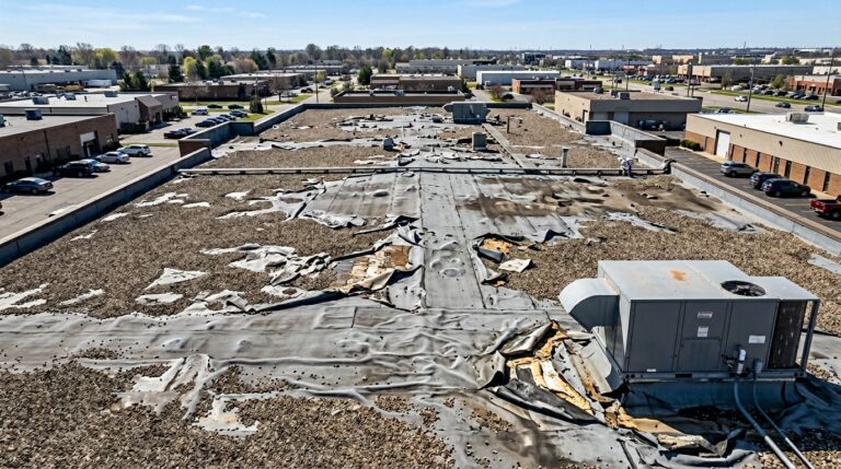 Featured What Does Wind Uplift Damage Look Like On Flat Roo Aacb9bea | Sellers Roofing — Saint Paul, MN