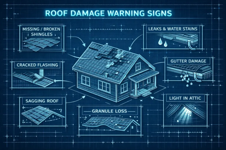 What Are the Common Signs of Roof Damage? 7 Key Indicators