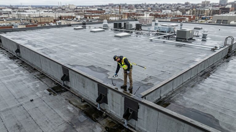 Featured How Do You Detect A Commercial Flat Roof Leak At S 661c84af | Sellers Roofing — Saint Paul, MN