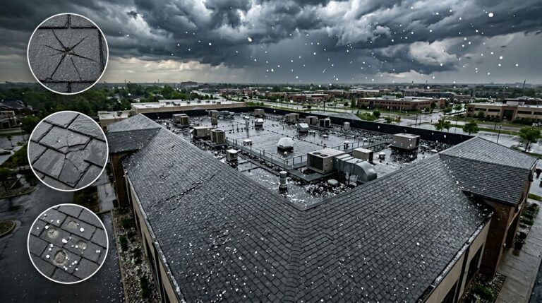 Featured How Do You Identify Hail Damage On Synthetic Slate 2e177a35 | Sellers Roofing — Saint Paul, MN
