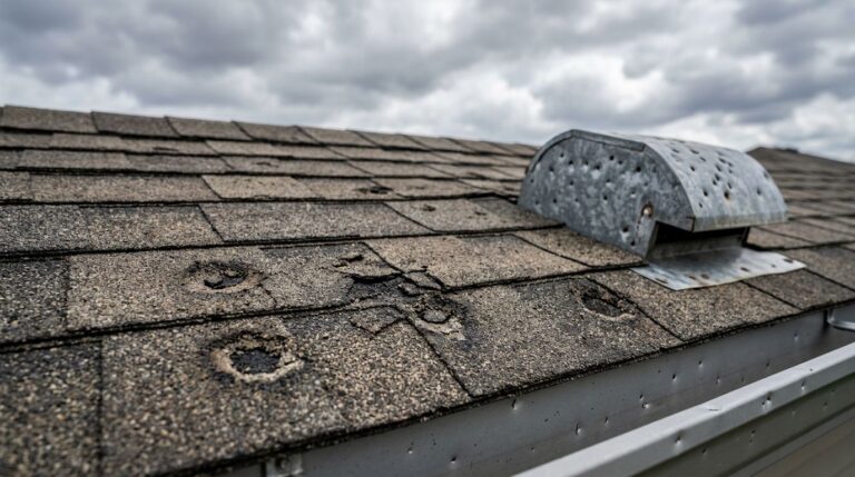 Featured What Does Hail Damage Look Like On Three Tab Shing 127343c1 | Sellers Roofing — Saint Paul, MN