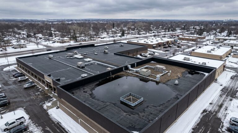Featured What Is Ponding Water On A Flat Roof In Minnesota 97af6b61 | Sellers Roofing — Saint Paul, MN
