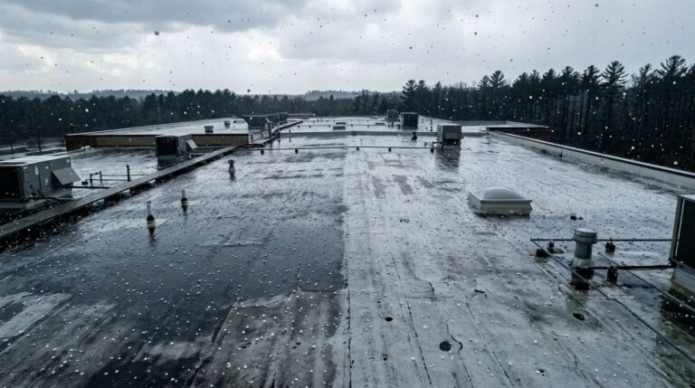 Featured Can Hail Damage Roof Coatings On Flat Roofs In Min E1672c46 | Sellers Roofing — Saint Paul, MN