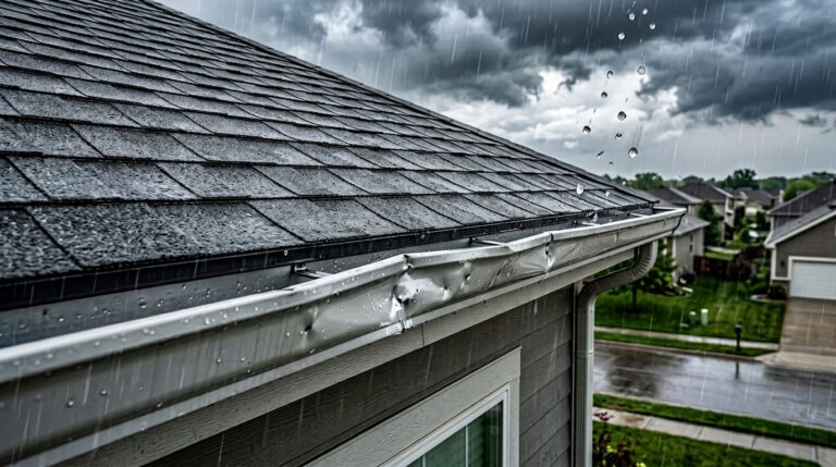 Featured Can Hail Damage Roof Gutters Without Harming Shing 8c6a9666 | Sellers Roofing — Saint Paul, MN