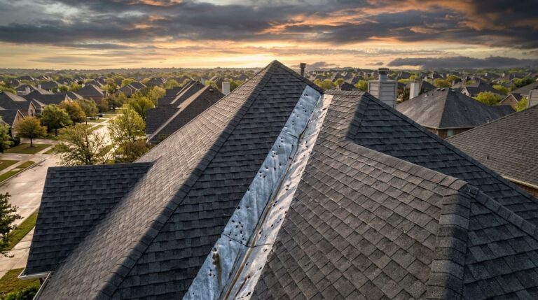 Can Hail Damage Valley Metal on Shingle Roofs?