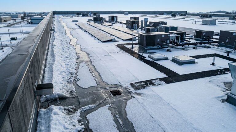 Why Does My Commercial Roof Leak During Snow Melt but Not Rain?