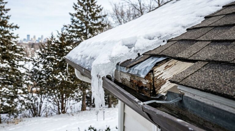 Can Ice Dams Damage Gutters and Fascia Before a Leak?