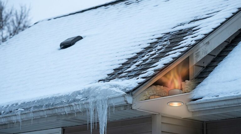 Can Recessed Lights Cause Ice Dams in St. Paul Homes?