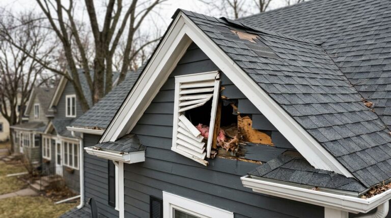What Should You Do About Wind Damaged Gable Vents?