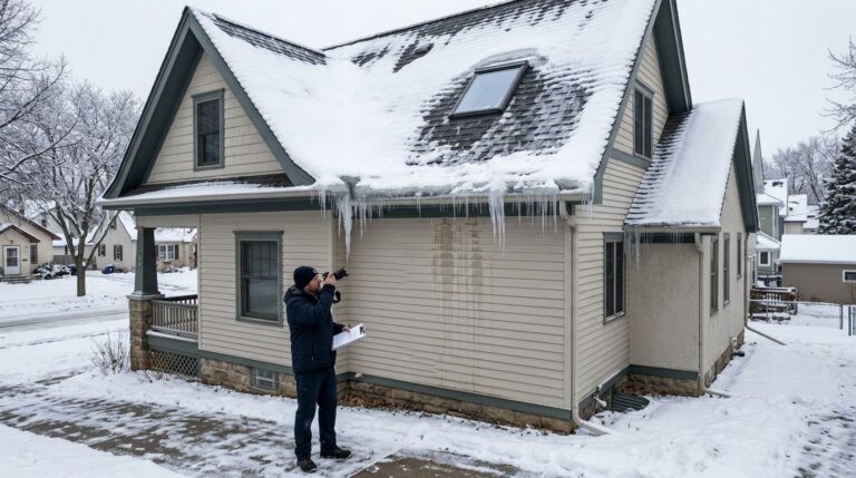 What Should You Do After Ice Storm Roof Damage in St. Paul?