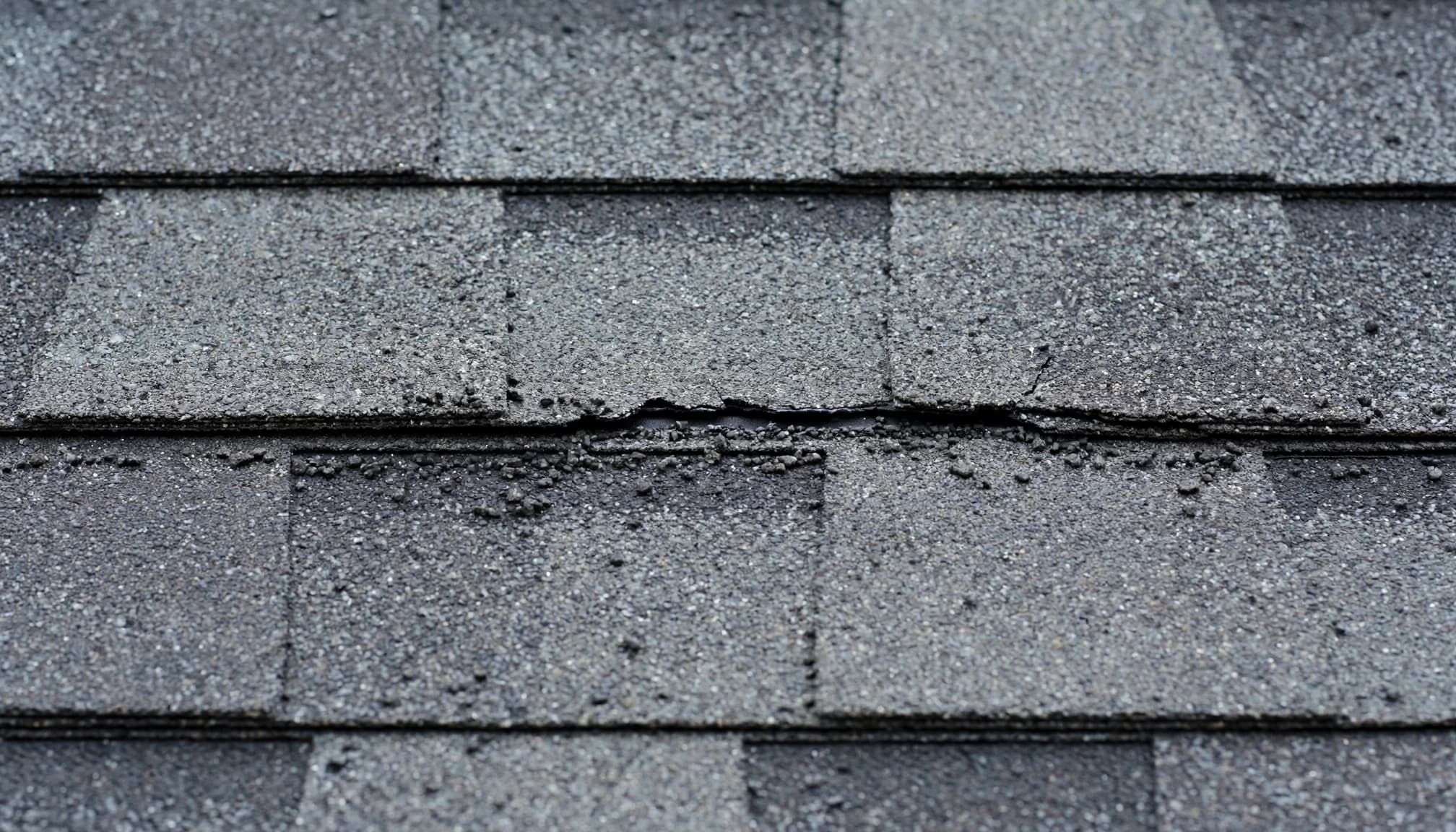 Can Freeze-Thaw Open Gaps Between Asphalt Shingle Courses? Asphalt shingle gaps on a Minnesota residential roof